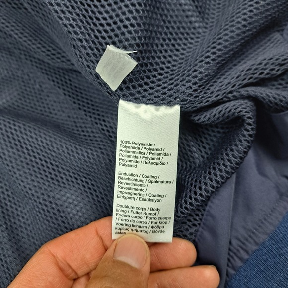 Lacoste Bomber Jacket Men's 50 Large Two Tone Blue Bi Swing Full Zip Lightweight - Picture 10 of 12